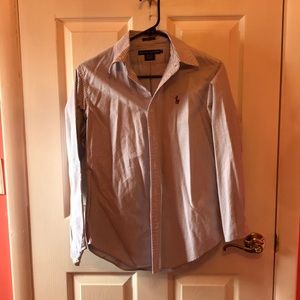 Purple & white button down from Ralph Lauren